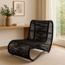 Ver imagem 2 de Poltrona Sofisticada para Jardim e Área Externa em Corda Náutica | alumínio preto