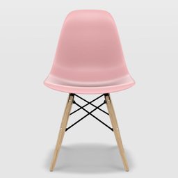 Kit Cadeira de Jantar Eames Eiffel 4 Unidades Lindas Original Rosa - 3