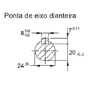 Ver imagem 6 de Motor Eletrico Trifasico W22 IR3 Premium 3 Cv 4P L90L 3F 220/380/440 V 60 hz IC411 - Tfve - B34D - C