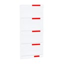 Ver imagem 1 de Kit 5 Bandejas Para Gondola Canto 170 Amapa 40/30 Branco Pe Ver - Amapá