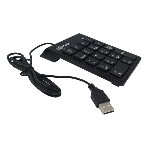 Mini Teclado Usb Numérico com Fio 1.4 Metros Dukie Dk-91