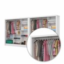 Ver imagem 6 de Closet Casal Duplo Fortaleza 6 Portas com Espelho 12 Prateleiras