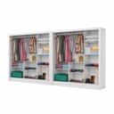 Ver imagem 2 de Closet Casal Duplo Fortaleza 6 Portas com Espelho 12 Prateleiras
