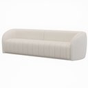 Ver imagem 2 de Sofá 332cm 4 Lugares Bipartido West Bouclé Off White - Sallar Home