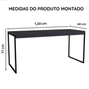 Ver imagem 3 de Mesa para Computador Diretor 1,20:preto