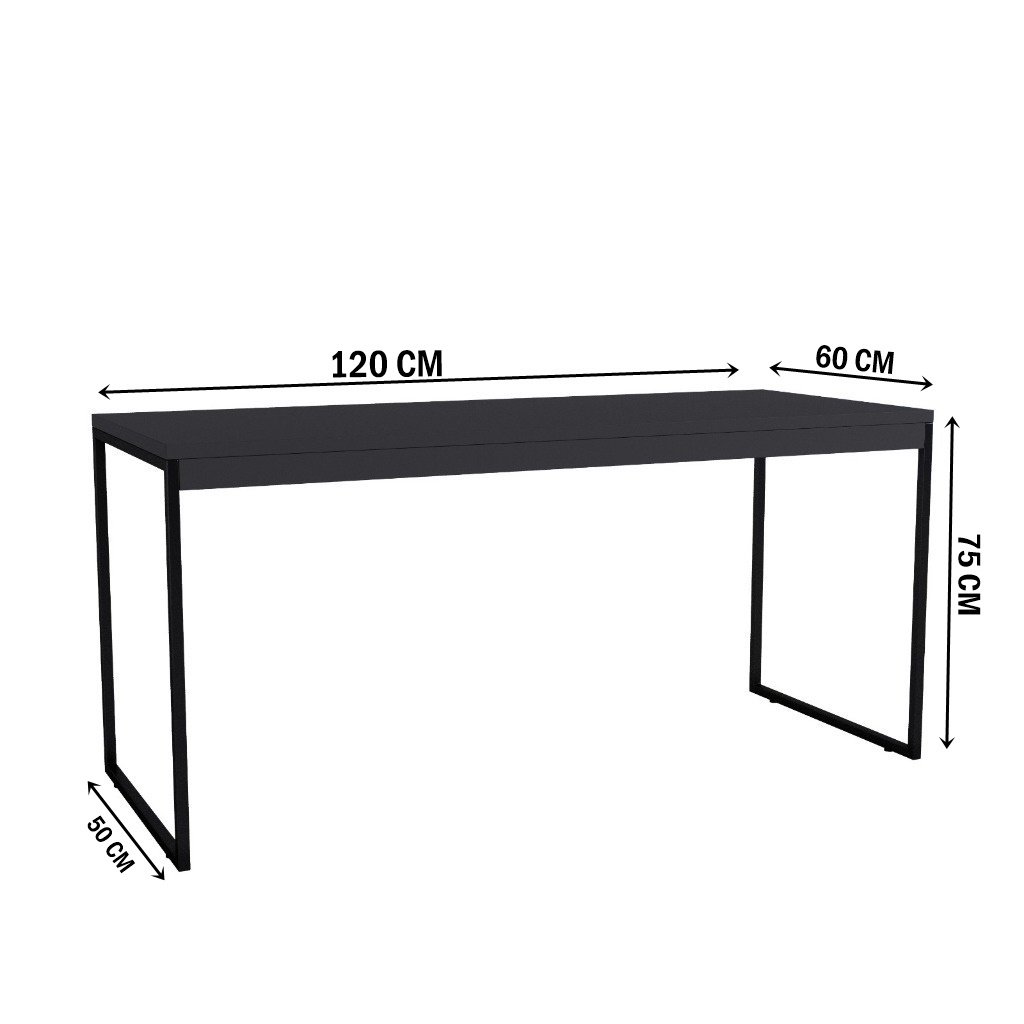 Mesa para Computador Diretor 1,20:preto - 2