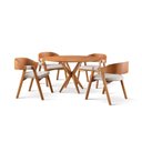 Ver imagem 2 de Conjunto de Mesa Redonda 120cm com 4 Cadeiras Luna