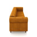 Ver imagem 7 de Sofá Living Sala de Estar Stanford Chesterfield 3 Lugares 240cm Pés de Madeira Couro Mel G58 - Gran