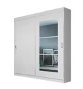 Ver imagem 1 de GUARDA ROUPA HERVAL PH 1693 - COR BRANCO - COM ESPELHO