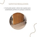 Ver mais imagens de Mesa Reunião Escritório 12 Lugares com Caixa de Tomada, Tampo Engrossurado 50mm Marrom/Freijó/Branco Artany