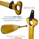 Ver imagem 5 de Remo Decorativo Madeira Decoração de Praia para Parede