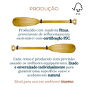 Ver imagem 3 de Remo Decorativo Madeira Decoração de Praia para Parede