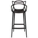 Ver imagem 3 de Kit C/ 2 Banquetas Allegra Masters 100% Polipropileno Preta