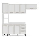 Ver imagem 3 de Cozinha Compacta 250090 4 Peças Amara Branco Politorno Móveis