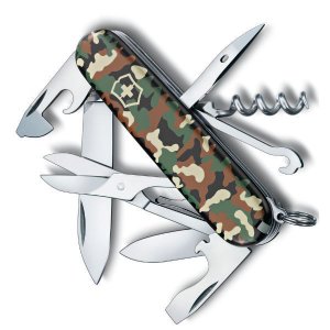 Canivete Suiço Climber Victorinox 9,1cm, 14 Funções, Camuflado 1.3703.94