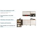 Ver imagem 6 de Armário Cozinha Modulada 7 Peças 120 Mel Pérola Off