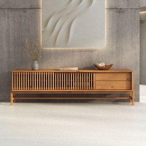 Rack Ripado 180 Cm Madeira Tv 75 2 Portas Correr Freijo Adamo Idimex