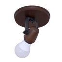 Ver imagem 2 de Spot Country 1 Lampada - Luminária Rústica | Luminárias Müller 001e