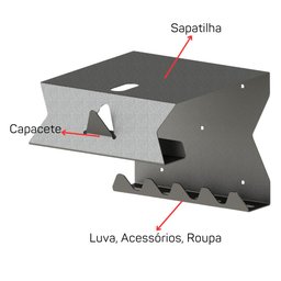 Suporte de Bicicleta e Acessórios para Parede Bike Mtb Speed - 2