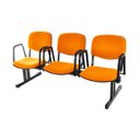 Ver imagem 1 de Cadeira em Longarina para Auditórios Linha Hotel Laranja