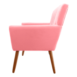 Poltrona Cecília para Sala Conforto e Estilo Rosa Visammer - 4