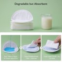 Ver imagem 7 de Momcozy Pads de Amamentação Descartáveis de Fibra de Bambu (120 Unidades)
