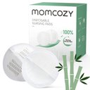 Ver imagem 1 de Momcozy Pads de Amamentação Descartáveis de Fibra de Bambu (120 Unidades)