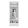 Guarda Roupa Pequeno 85cm Solteiro 2 Portas Dubai RV Móveis Branco - 3