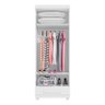 Guarda Roupa Pequeno 85cm Solteiro 2 Portas Dubai RV Móveis Branco - 2