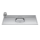 Ver imagem 6 de Balcão de Cozinha com Pia Inox 150cm Pérola Z34 Freijó/grafite - Mpozenato