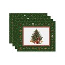 Ver imagem 2 de Kit Jogo Americano Natal Árvore Verde Nsw 4 Peças