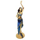 Ver imagem 1 de Bailarina Dançarina do Ventre Odalisca em Resina Azul