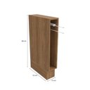 Ver imagem 3 de Nicho Toalheiro Kappesberg Celeste 100% Mdf Nogueira 15cm