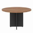 Ver imagem 5 de Mesa Corporativa Circular 120 cm X 120 cm Pés Painel com Regulagem de Altura para 4 a 6 Pessoas F5