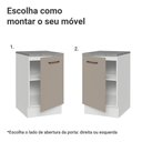 Ver imagem 4 de Balcão de Cozinha 50cm 1 Porta Branco/crema Agata Madesa