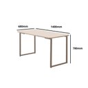Ver imagem 3 de Conjunto para Sala de Jantar com 4 Cadeiras Dora Bege/Champagne/Verde Claro/Off White