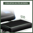 Ver imagem 5 de Cadeira Escritório Gamer Nitro Azul Ergonômica Couro Sintético Reclinável Altura Ajustável Luvinco