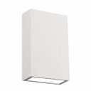 Ver imagem 1 de Arandela Luminária Branca 2x 9 Fachos Ip65 4W Branco Quente