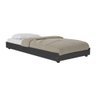Cama Auxiliar Solteiro com Colchão Incluso Multimóveis CR35104 Preto - 1