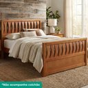 Ver imagem 2 de Cama King Madeira Macica Tuni 203 cm Ripas Usinadas Mogno Mell Nath