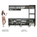 Ver imagem 6 de Armário de Cozinha Completa 260cm Cinza Nice Madesa 06