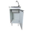 Ver imagem 5 de Tanque de Lavar Roupa com Torneira de Bancada + Gabinete Mdf Tanque:preto