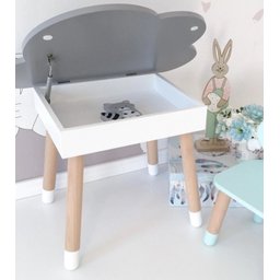 Conjunto de Mesa com Baú Cadeira Infantil Borboleta - 4