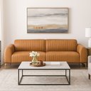 Ver imagem 1 de Sofá 3 Lugares 230cm Cocie Courino Caramelo - Sallar Home