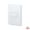 Conjunto Interruptor Simples com Placa Branco Esatta Weg - 2