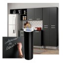 Ver imagem 3 de Papel Adesivo Tipo Contact Preto Fosco Lavavel com 5 Metros Paredes/Móveis/Eletrodomésticos