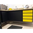 Ver imagem 4 de Papel Adesivo Tipo Contact Preto Fosco Lavavel com 5 Metros Paredes/Móveis/Eletrodomésticos