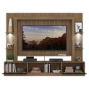 Ver imagem 4 de Estante Tv 65" Com Leds Berlim Multimóveis V3392 Madeirada/Preta Madeirado/Preto