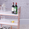 Carrinho de Bebidas Barzinho Adega Estilo Industrial Rose Gold - 8