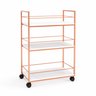 Carrinho de Bebidas Barzinho Adega Estilo Industrial Rose Gold - 3